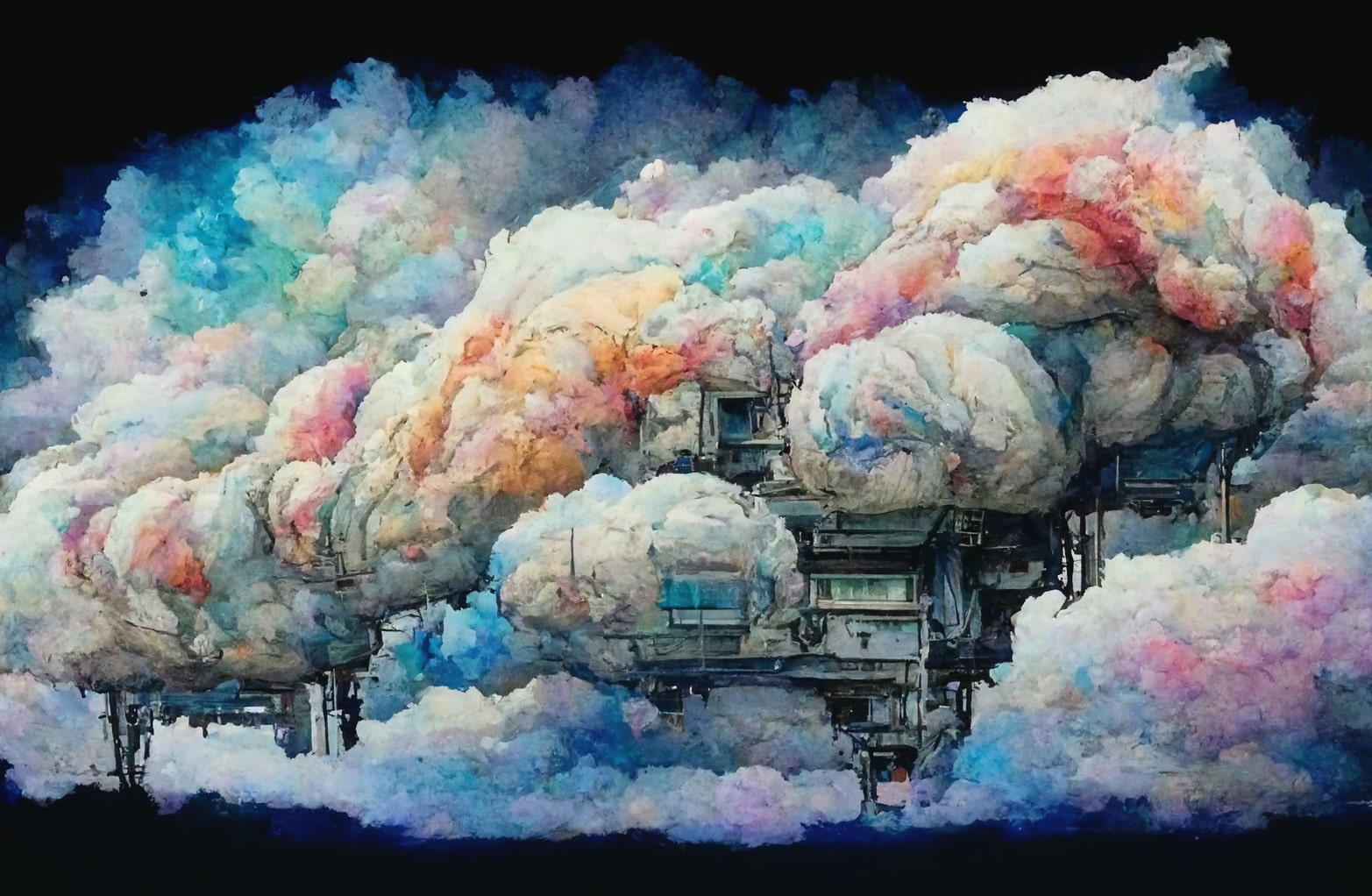 Cloud server Midjourney art_3